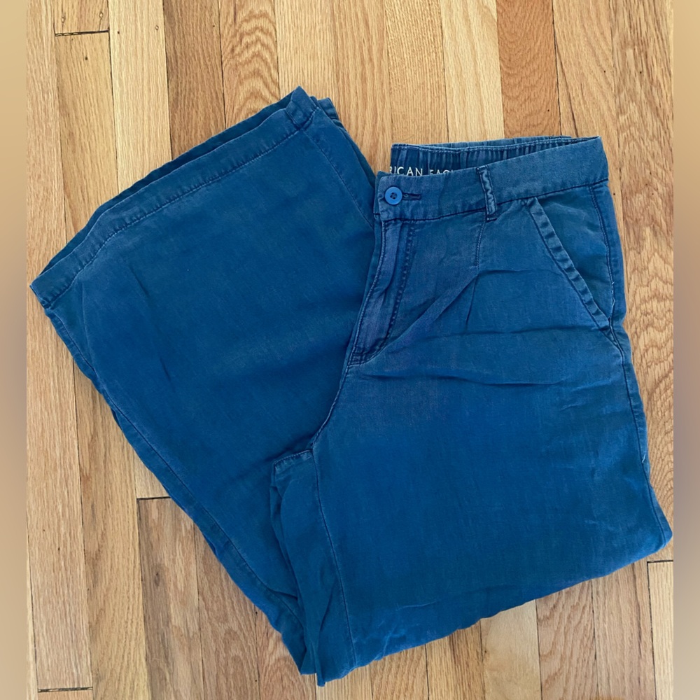 American Eagle High-Rise Denim Trouser
